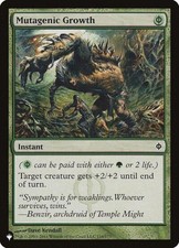 Mutagenic Growth - Light Play MTG The List