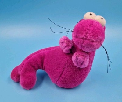 Heye Mordillo Crazy Zoo Seehund  Lila - Pink Stofftier Plüschtier