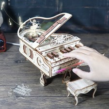 Sales Are Prohibited On The TEMU And SHEIN-MUSIC PARK 3d Wooden Puzzle Piano Mus