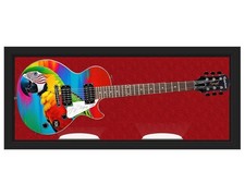 Jimmy Buffett Margaritaville Autographed Custom Epiphone Guitar Custom Display A