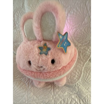 FAO Schwarz 10'' Glow Brights Pink Bunny Plush Sound And Lights NEW