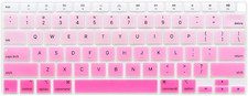 Ultra Thin Silicone Keyboard Cover Skin for Macbook Air 13 Inch 2021 2020 with T