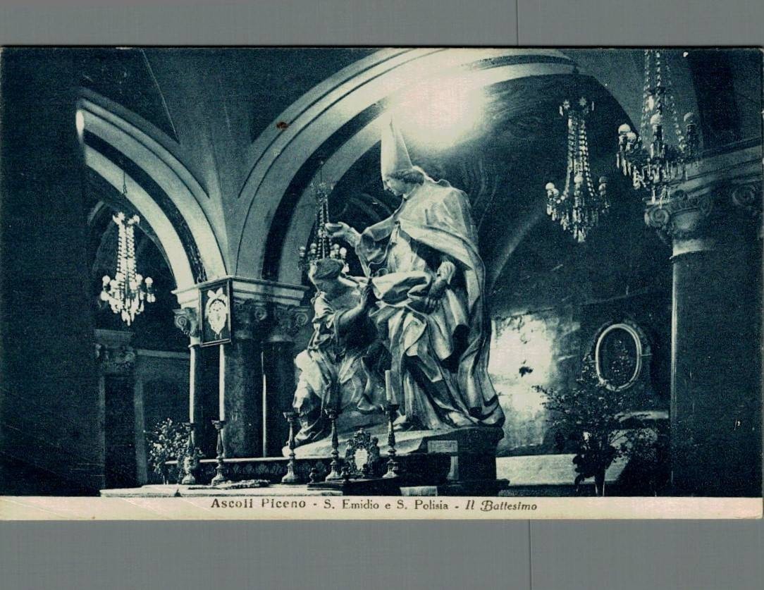 Ascoli Piceno the baptism F. small not shipped