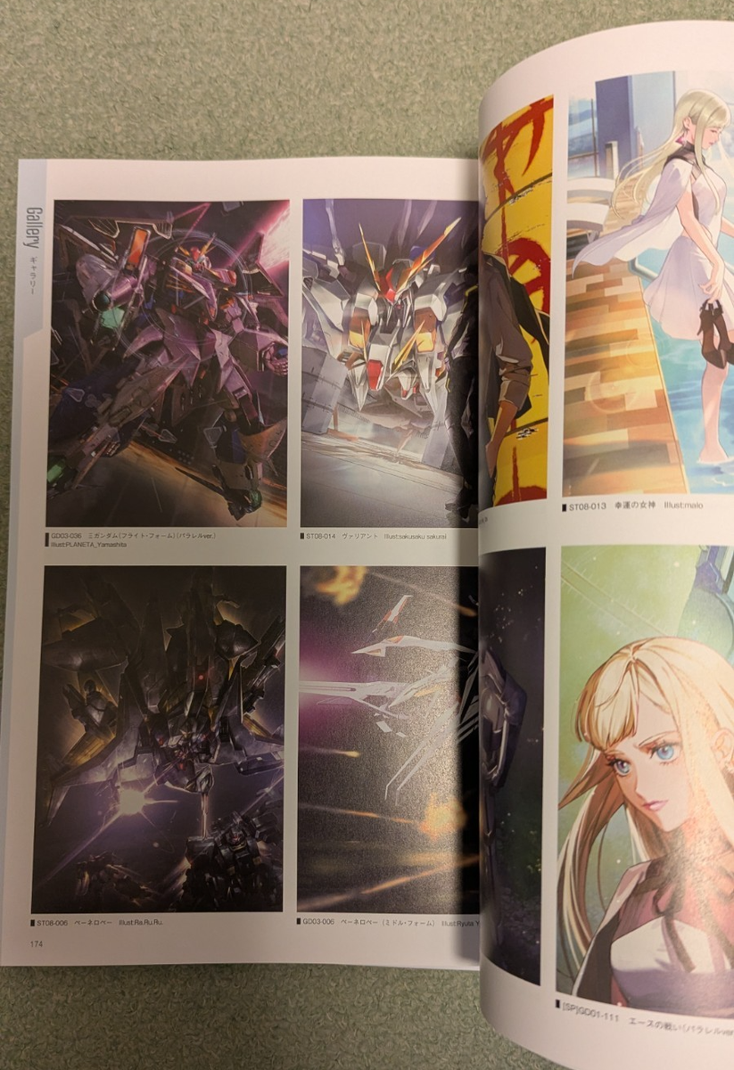 その他 amu Gundam Card Game 1st Anniversary Archive Book + RP-067 Amuro & Nu