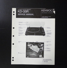 Manuale di servizio giradischi ritorno automatico originale KENWOOD KD-35R S29