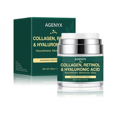 #1 Crema de colageno rejuvenecedora para la cara con retinol para mejor efecto