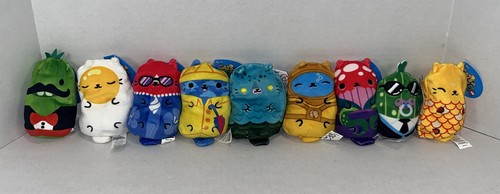 Cats vs Pickles Plush Lot Of 9 8 Tagged 1 No Tag CEPIA Cute Stuffed Animals Toys