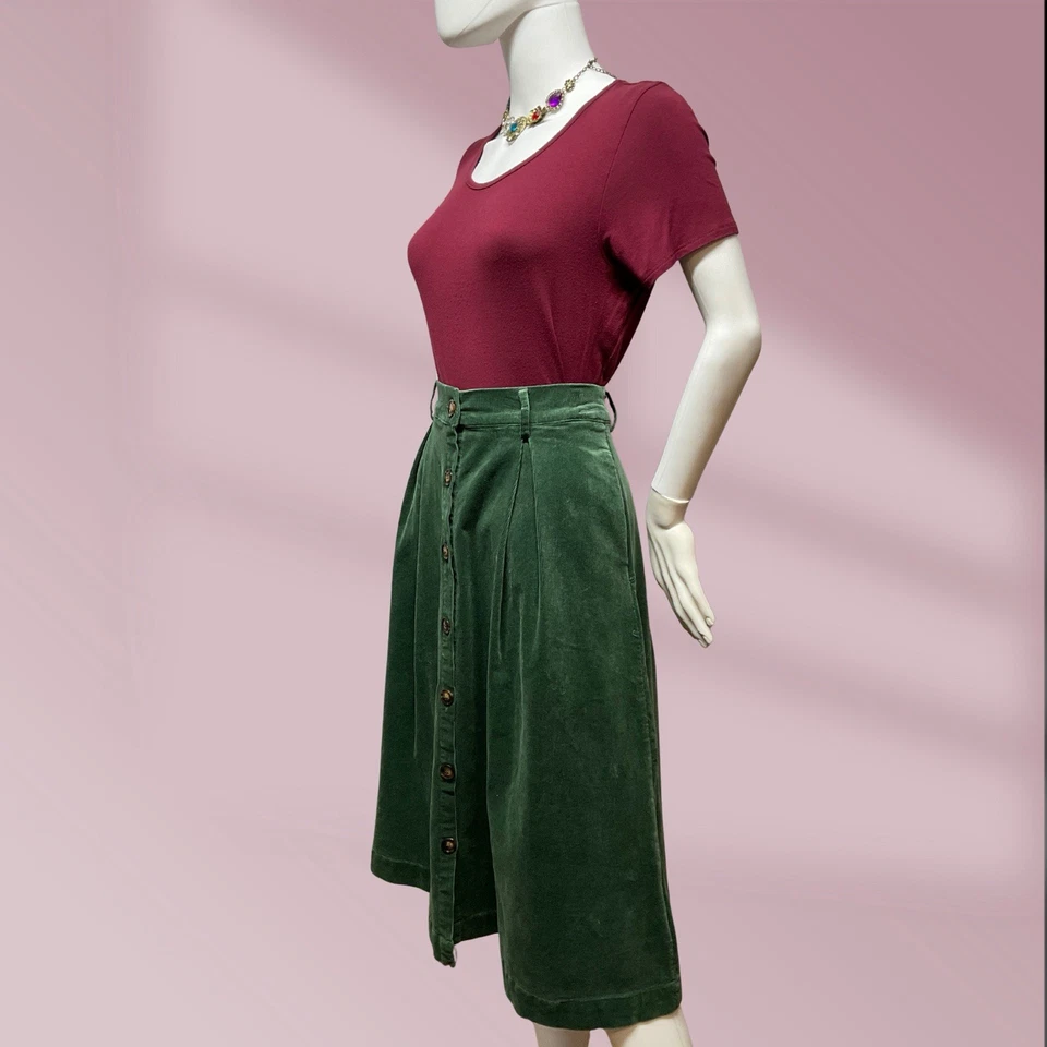 Небеса синий женщин зеленый вельвет ниже колена юбка новый с Ярлыками - Изображение 2 из 3