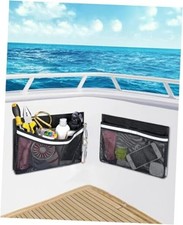 Boat Storage Accessories, 2PCS Closable PVC Reflective Self-Adhesive 10" 7"