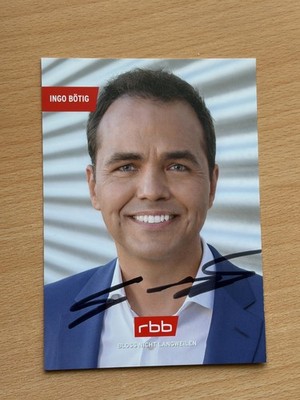 Ingo Bötig - RBB - Autogrammkarte original signiert - #60117