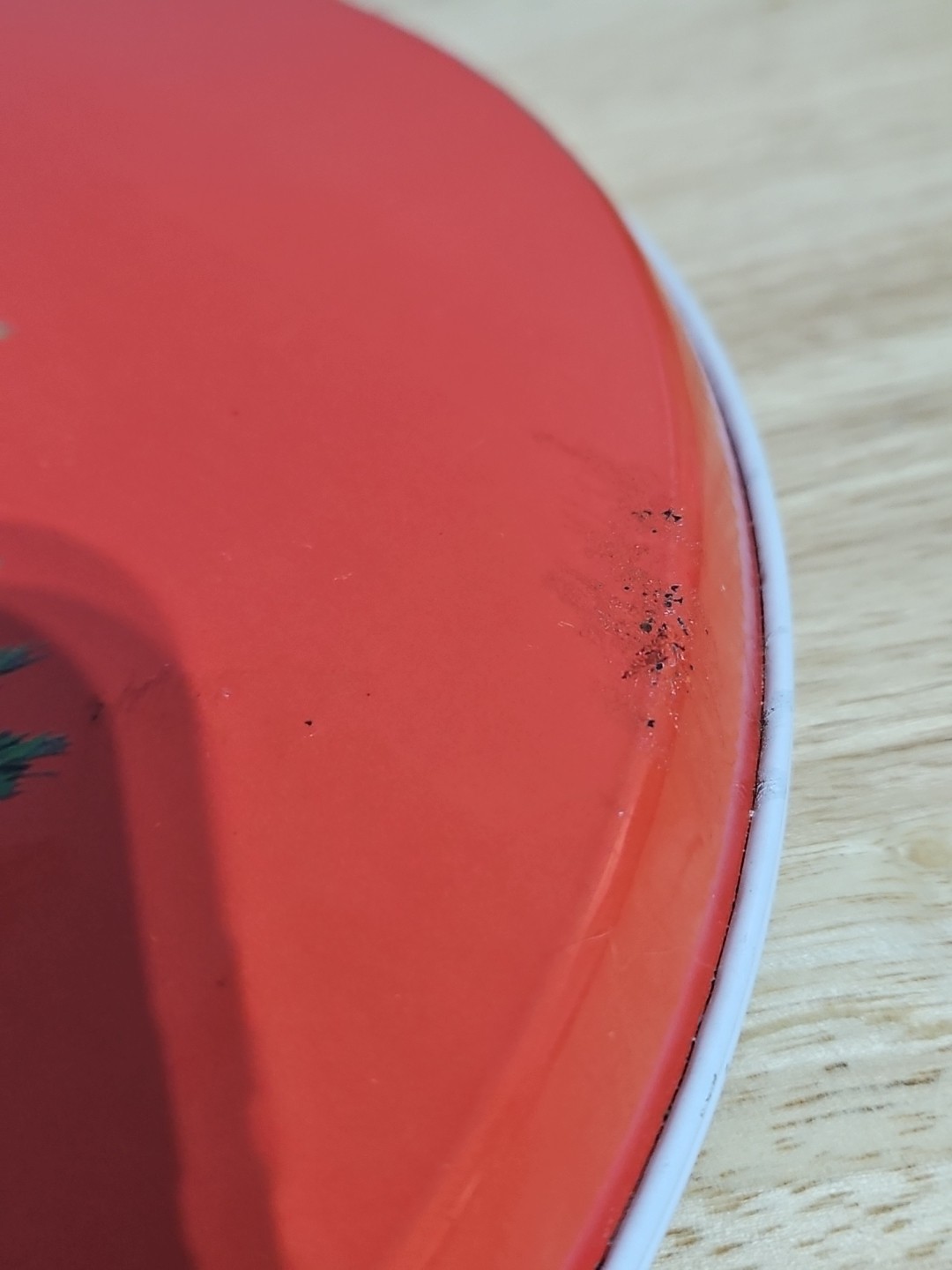 Vintage Stove Burner Covers Christmas Tree Design Enamel Set of 4 