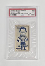 PSA 7 NM 1949 Carreras Turf Cigarettes Sports Series Auto Racing #22 Tommy Price