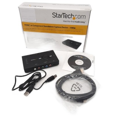 StarTech.com Standalone Video Aufzeichnungs- und Streaming Gerät, HDMI oder Comp