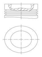 Mahle Kolben Passend FüR VW Audi Passat Variant 365 2.0 TDI 5N SAB SAJ 5K1