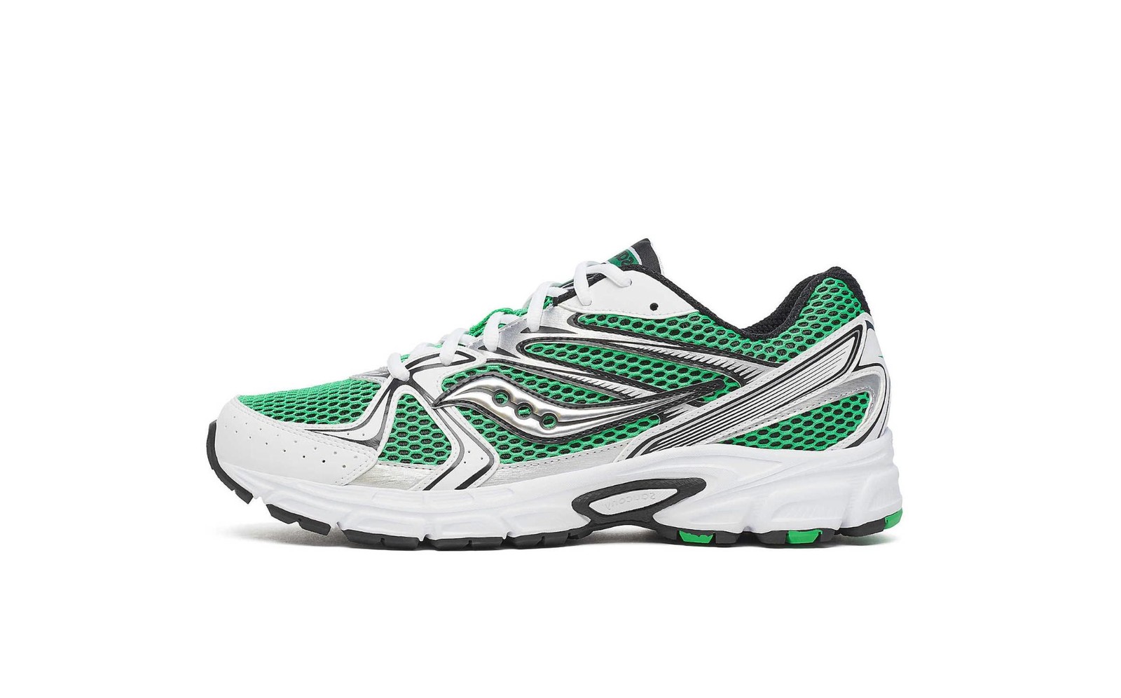 Saucony Men's Ride Millennium Shoes White Fern