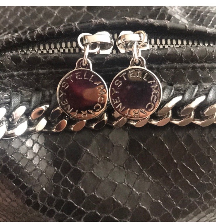 Very Rare! Stella McCartney Falabella Faux Snake Skin / Python Embossed Backpack image 9