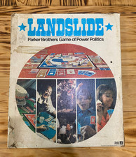 LANDSLIDE 1971 Parker Brothers Power Politics Board Game *100% Complete*