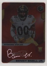 2019 Panini Elements RPS Rookie Signatures Red 20/25 Benny Snell Jr Auto 6fs