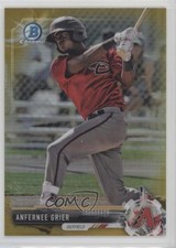 2017 Bowman Draft Chrome Gold Refractor 21/50 Anfernee Grier #BDC-99 s3g