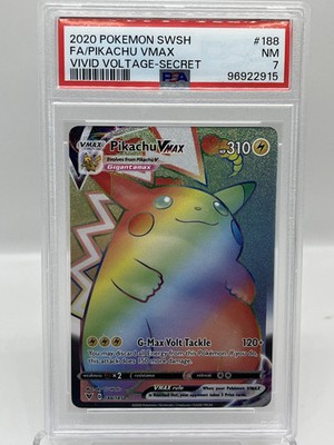 Pikachu VMAX 188/185 SWSH Vivid Voltage Rainbow Secret Rare