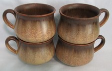 Denby Romany Brown Cups Only, Set of 4