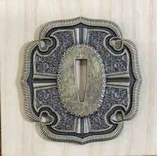 Tachi Tsuba Japanese Sword Fitting Imitation Sword