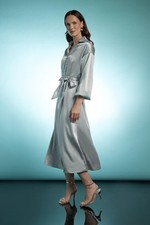 Principles Silver Shirt Dress Womens Party Dresses