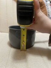 Enamel Gray Non-Stick Saucepan 5 in Diameter 4 in Height Single Handle Metal