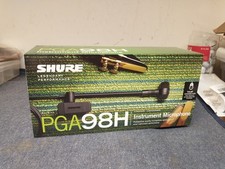 Shure PGA98H-TQG Instrument Mic with TA4F Connector: New in Box, FREE SHIPPING