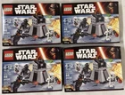 75132 LEGO Star Wars First Order Battle Pack, Sealed (2016) 4 Sets Sold Together