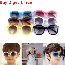 Toddler Kids Boy Girl Candy Color Glasses Round Sunglasses Eyewear 6 Color Cool