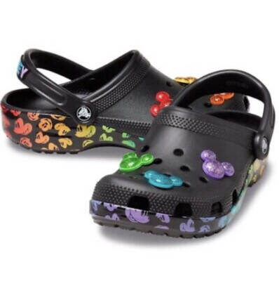 Crocs Classic Disney Clog Rainbow Celebration BRAND NEW Crocs Classic Disney Rainbow Celebration Men 11  main image 3