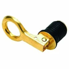 Seachoice Drain Plug 1" Snap Lock-Brass #18820