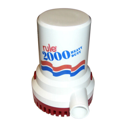 12 Rule 2000 G.P.H. Non-Automatic Bilge Pump 24V