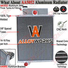 4 Row Aluminum Radiator For John Deere 4000 4020 Ar49454 Ar40832 Ar46434 Tractor