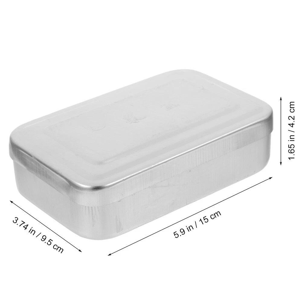 Bento Box Aluminum Food Container Case Camping Food Containers Picnic Box