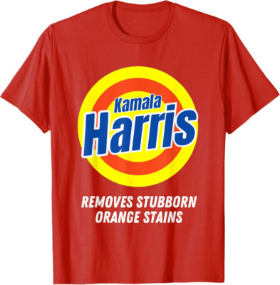 Kamala Harris Removes Stubborn Orange Stains Funny Unisex T-Shirt