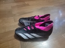 SIZE 1 - Adidas Predator Accuracy .4 Soccer Cleats Black/Pink  RARE SIZE 1 