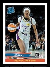 Rickea Jackson RC - 2024 WNBA INSTANT RATED ROOKIE RETRO SP Los Angeles Sparks