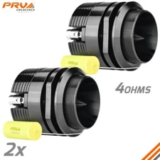 2x PRV TW400Ti-Nd-4 v2 Bullet Neodymium Pro Super Tweeter 4 Ohms Titanium 120W