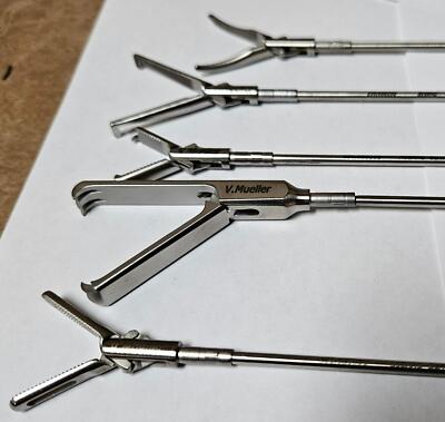 5 MUELLER GRASPERS & FORCEPS 256.02010U 256.070300 256.060100 256.130200  !  W