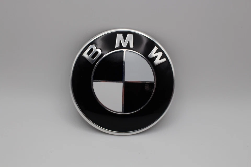 BLACK AND WHITE Emblem Overlay Sticker 323i 323Ci 328Ci M3 318i 318is For BMW - Image 2 of 4