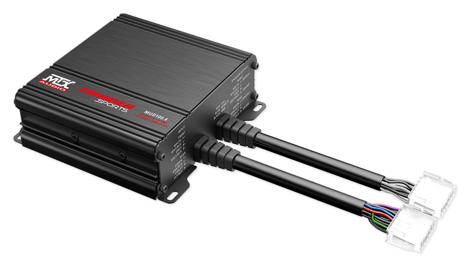 MTX MUD1004 400 Вт среднеквадратичный 4-канальный усилитель для Polaris RZRATVUTVCart Динамик