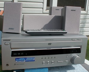 sony 5 disc dvd surround sound system