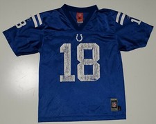 PEYTON MANNING 18 INDIANAPOLIS COLTS NFL PLAYERS YOUTH LARGE REEBOK JERSEY