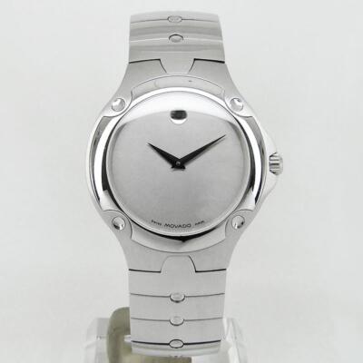 MOVADO Watch 84 G1 1892 Museum SE Sports Edition Quartz Silver