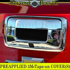 GMC SIERRA 1500 2014-2018 Chrome Tailgate Handle COVER Overlay W/CAMERA HOLE 