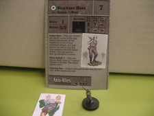  Axis  Allies RESERVES Stalwart Hero with card 38/45 