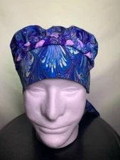 RN Cap Medical Surgical Scrub Nurse Hat Chef Headgear Headpiece HandMade in USA