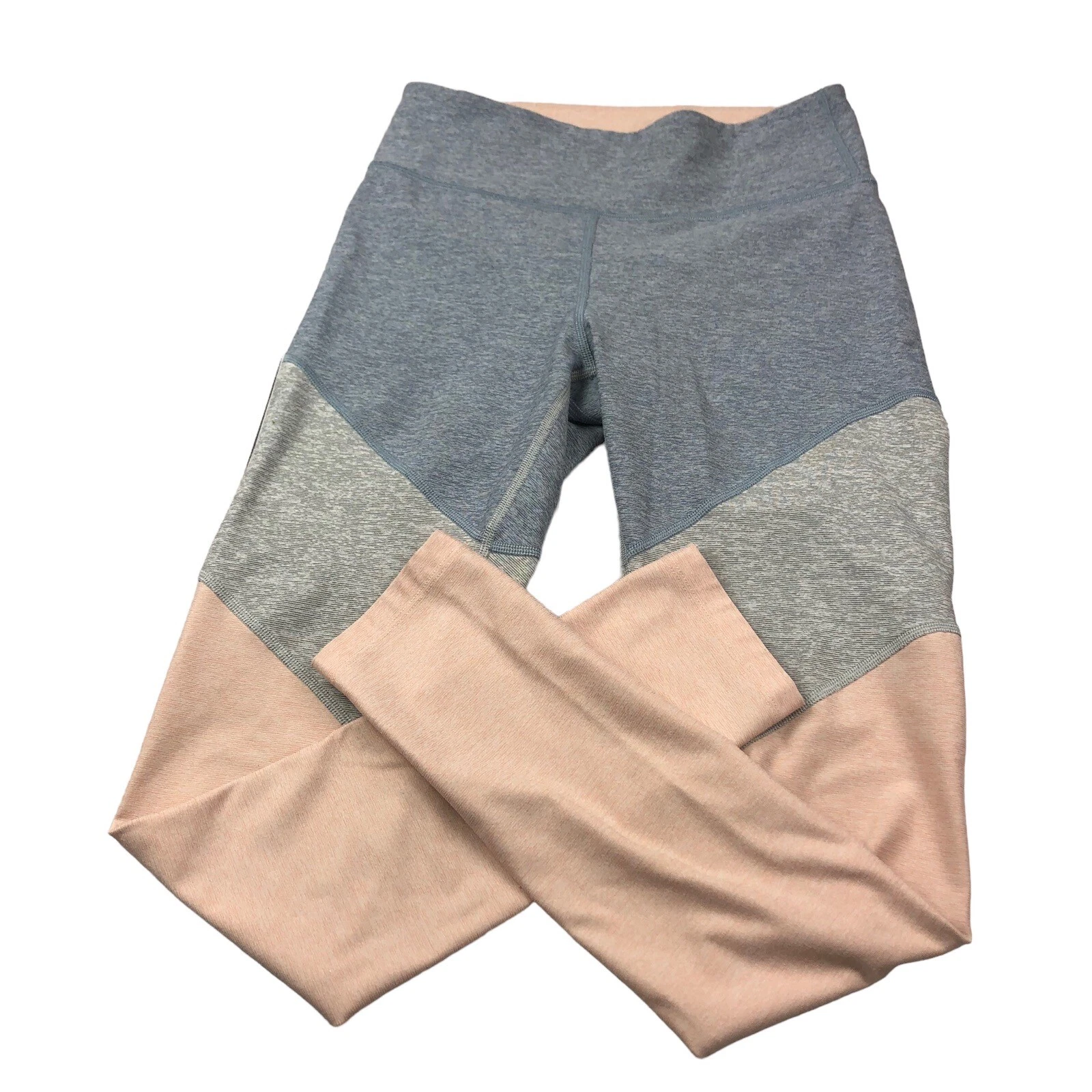 Outdoor Voices Pink Blue & Gray Color Block Leggings Size Small
Opens in a new window or tab